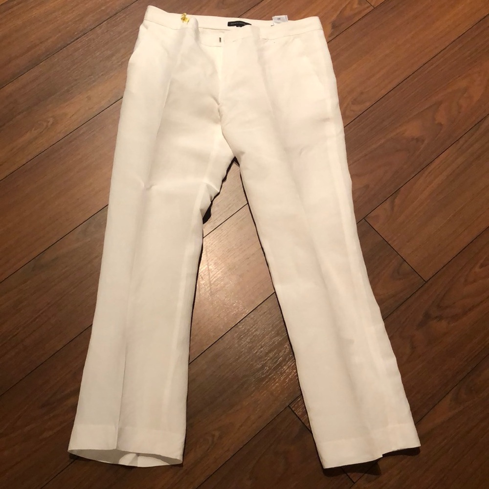 Banana republic linen wide leg trousers